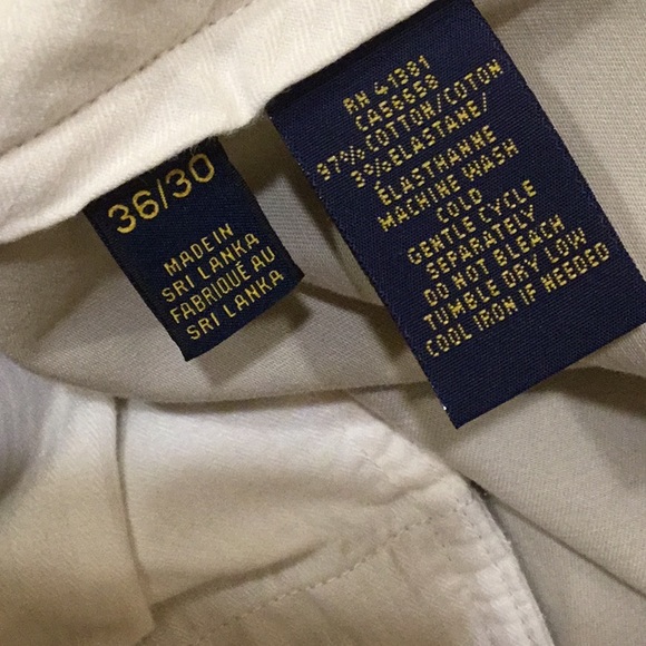 Ralph Lauren khaki chinos. Size 36/30. - Picture 5 of 5